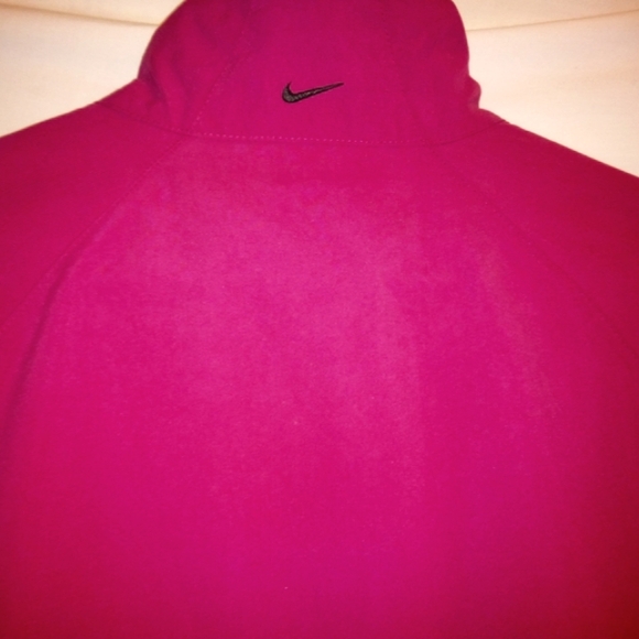 Nike Zip~Up Fuscia/Pink Women's Rain/Windbreaker Spring Jacket•Size Medium•Y2k - Picture 4 of 16